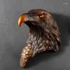 Вечеринка поставляет другое мероприятие Eagle Creative Mural Wall Wanging Style Name Современные офисные скульптуры животные голова Home Living Room