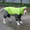 Welsh Corgi Dog Raincoat Abbigliamento per cani di taglia grande Abbigliamento impermeabile per cani di taglia grande Tuta Samoiedo Labrador Husky Golden Retriever Abbigliamento 201015
