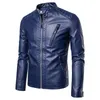 Hommes Faux Veste En Cuir Moto Automne Hommes Vestes Blanc Jaqueta De Couro Masculina Outwear Mâle PU Manteaux 5XL 220810