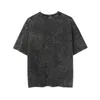 Męskie t-shirty T-shirt oversize Męskie t-shirty z grafiką Bawełna Vintage sprany top Tee Harajuku Streetwear Hip hop Koszykówka T-shirt z nadrukiem Sum