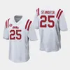 Thr Custom Ole Miss Rebels College Footbalt Jerseys 1 AJ Brown 1 Laquon Treatwel