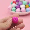 Mini Tulp Kralen 15mm Siliconen Bloemvorm Tulp Losse Kraal Food Grade BPA Gratis DIY Tandjes Ketting Fopspeenketting Accessoire