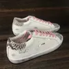 Super Star Sneakers Designer Women Shoes Fashion Italië Golden Pink-Gold Glitter Classic White Do-Old Dirty Shoe