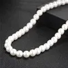 European and American pop ASAP rocky with retro artificial pearl necklace men and women hip-hop clavicle chain couple Choker
