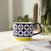 Tazze Tazza in ceramica impilabile nordica Tazza da caffè Coppia Colazione Orecchio appeso Tazza da latte sempliceTazze