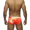 Moda de banho feminina Moda de grafite colorido Men Swim Briefs 2022 Sexy Push Up Bikini Swimsuit Man Suí -lote Praia Surfing Bath tronco