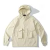 Ghost Place Smock Anorak Nylon Mens Blukies Armband Men Płaszcz Casual Outdoor Kurtka do joggingu Tops