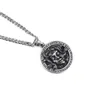 Pendant Necklaces Luxury Hiphop Street Style Snake Medusa Men Stainless Steel Necklace Cuba Chain Pendants For Jewelry Elle22