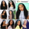 شعر مستعار الشعر الاصطناعي Cosplay 28inch Afro kinky kinky curly beadband ice ice ice ice ice for black wome ombre wave hair liviber hair 220225