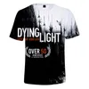 T-shirt da uomo Dying Light 2 Stampa 3D Primavera Estate Preppy Uomo/Donna Abbigliamento da strada T-shirt Streetwear T-shirt stile KawaiiMen's Bles22