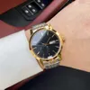 Mannen lichtgevende horloge mechanische zelfwindende beweging Sapphire oppervlak roestvrijstalen strap case keramische wijzerplaat oppervlak diameter 40