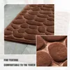 Bath Mats Pebble Embossed Floor Bathroom Non Slip Toilet Three Piece Set Foot Carpet Products 220504