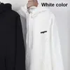 Passar till 150 kg Herr Dam Designers Plus Size Terry Hoodies Märken Man Sweatshirts Herr Lyxkläder Hooded Svart Vit Långärmad T-shirt B532847