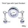 Nxy Cockrings Stainless Steel Testicle Ball Stretcher Penis Scrotum Cbt Restraint Locks Heavy Duty Ring Cockring Metal Balls Pendants 220505