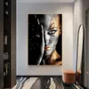 Wall Decor Sexy Red Lips Woman Portrait Art Mural Cuadros Poster and Prints Canvas Art Scandinavian Wall Art Picture for Living Room Bedroom