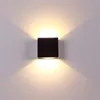 مصابيح الجدار مصباح داخلي 6W LED Luminaire AISLE Square Scance نوم الأنوار أبيض / أسود اللون