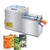 BEIJAMEI Frites Bande Cutter Trancheuse Chopper Machine Pommes De Terre Radis Concombre Bandes Coupe Automatique Alimentaire Légumes Fruits Tranchage