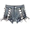 Summer 860# and Autumn Denim Shorts Pants Super Nightclub Women's Sexy High Waist Jeans