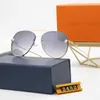 Markendesign Sonnenbrille Damen Herren Designer Premium Mode Metall Randlos Nubuk Übergroße Sonnenbrille Retro Damen Herren UV400