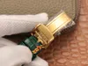 BK Factory Designer Watch Luxury Alta qualità 36mm serie 118138 cintura Smalto verde Mantian Star movimento automatico cinturino in pelle fondo chiuso per orologio da uomo