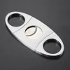 Fast Stainless Steel Cigar Cutter Knife Portable Small Double Blades Cigar Scissors Metal Cut Cigar Devices Tools Smoking Accessor1336539