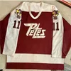 MThr 402000 Movie jerseys 10 JON HOWSE 11 Petes Staal 23 Adam Essien Peterborough Peters shabby hockey jersey Custom Any Number and Name