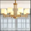 Hanger lampen moderne led kroonluchters voor woonkamer dineren lustres para quarto alle koperen vintage kroonluchter lichtstenderaar