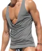 Top Men Deep V Neck Vests Mens Bodybuilding Tank Tops Summer Gym Clothings for Male Sleeveless Vest Shirts Fashion 220615