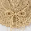 Wide Brim Hats Summer For Women 2023 Beach Girls Sun Hat Foldable Handmade Women's Straw Accessaries The BeachWide