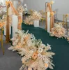 3PCS Shiny Gold Outdoor Flower Garden Wedding Decoration Artificial Flower Arch Frame Props Backdrops Baby Shower Balloons Billboard Holder Home Partition Screen