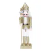 Decorative Objects & Figurines Nutcracker Soldier Puppet Ornament Hand-Painted Wooden Crafts Christmas Decoration For Home Living Room Bedro