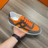 Scarpe da uomo di alta qualità scasual Sneaker abbellimentoScarpa casual da uomo realizzata in tela pregiata e pelle di pecora kjhk00002