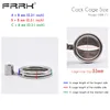 FRRK Cage mâle plate avec ceinture de bondage à vis anneaux de pénis en acier petit métal coq-lock intime BDSM jouets sexuels pour hommes 2204125208259