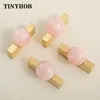 White Crystal Ball And Brass Drawer Knobs Furniture Handles Cupboard Drawer Pull Kitchen Cabinet Door Wardrobe Handles Hardware