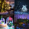 ストリングソーラーLEDライトウォータープルーフフェスティバル装飾クリスマス/パーティー/ウェディング照明のための妖精ガーデンストリングソーラー