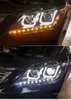 Bil LED-strålkastare för Toyota Camry V50 2012-2014 LED Xenon glödlampa lågbalk strålkastare bifokal lins dagtid lampor