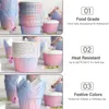 100 pcs / lot Gradient Cupcake Douleur Cuisine Casse Cup de boulange