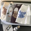 Milancel Summer Kids T Shirt Söta djurflickor Tees Kort ärm Cotton Boys Tops Korean Casual Clothes 220620