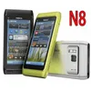 Telefones celulares reformados originais Nokia n8 3g Symbian System WiFi 3,5 polegadas C￢mera dupla C￢mera USB Headset