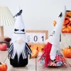 Fournitures de fête Halloween Gnomes décorations fantôme en peluche fait à la main scandinave suédois Tomte ornement pour la maison PHJK2208
