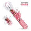 360 Swing Rabbit Vibrator 12 Speeds Dildo G-spot Vagina Massager Female Masturbation Dildos Penis sexy Toys for Women