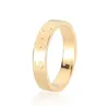 Mode guld bokstav ring bague för kvinna enkel personlighet parti bröllopälskare gåva engagemang ringar smycken NRJ4764466