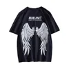 Men's T-Shirts Reflective Wing T Shirt Man Cotton Short Sleeve Casual Loose Tee Shirts Oversized Women Summer Tops Hip Hop Plus Size S-5XLMe