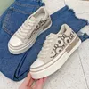 New 2024 Style Women Sneakers White Tennis Shoes Couple Casual Platform Cross-country Running Size 35-40