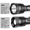 Nouveau XHP90.2 4 cellules lampe de poche LED de haute qualité USB Zoom batterie externe rechargeable 18650 26650 batterie lampe de poche pour le Camping d'aventure