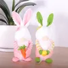 Epacket Easter Bunny Gnome Rabbit Faceless Dwarf Doll Toys Desktop Window Figurine Ornaments Home Bedroom Living Room Festival Dec6951563