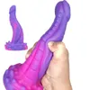 NXY-Dildos Riesendildo Sexspielzeug für Frauen Männer Prostatamassage Anal Butt Plug Masturbator Silikon Big Soft Tools Erwachsene 0210