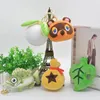 Keychains Japan Plush Animal Crossing Silica Gel Keychain Fashion Game Hangleutel Key Ring Switch Cute Doll SoftkeyChains