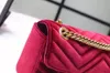 Sac de mode Sac à main de créateur Velvet Marmont Quilted femmes marques célèbres épaule Sylvie sacs à main de luxe sacs à main chaîne mode sacs à bandoulière