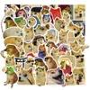 50 Stück Cartoon lustiger Hund Meme Aufkleber Doge Graffiti für DIY Gepäck Laptop Skateboard Motorrad Aufkleber